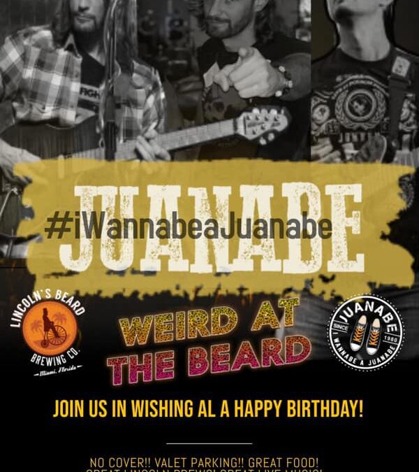 Juanabe at Lincoln’s Beard October 22 at 8:30pm