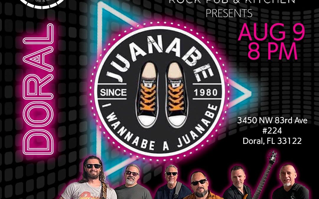 Juanabe at Copper Blues – August 9 at 8PM