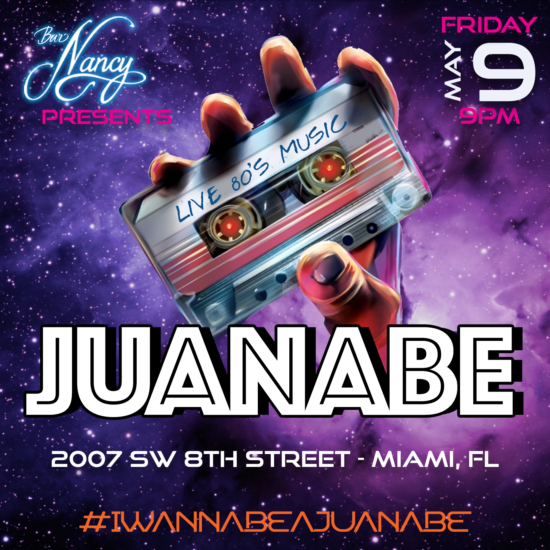 Juanabe @ Bar Nancy in Miami, FL • Friday, May 9 • 9:00pm